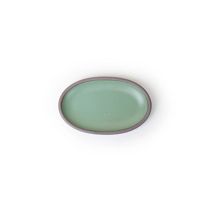 Small Oval Platter in Lagoon