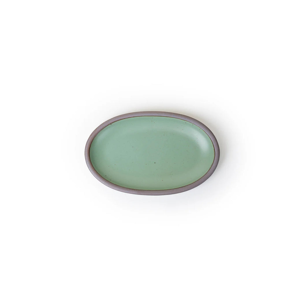 Small Oval Platter in Lagoon