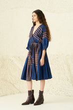 Mosses Dress in Biscotti Chex X Nova Chex