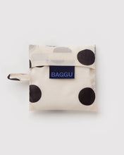 Baby Baggu in Cream and Black Polka Dot