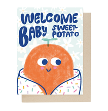 Sweet Potato Baby Card
