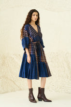 Mosses Dress in Biscotti Chex X Nova Chex