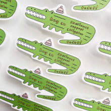 Alligator sticker