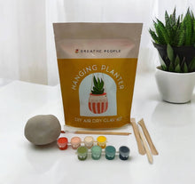 Air Dry Clay Kit- Make Your Own Hanging Plant Pot- DIY Craft