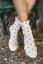 Petal Ruffled Hugger Crew Socks (Wholesale)