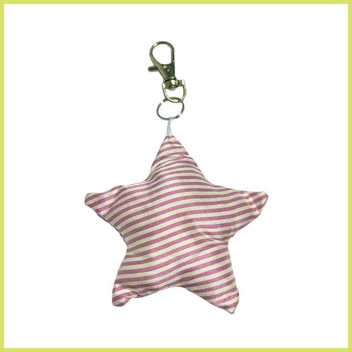Thin Pink Stripes Charm