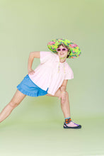 Women’s Linen Bloomers - Bluebell Ruffle Shorts