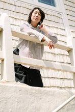 Size Inclusive Plus Size Long Sleeve Button Up Striped Linen