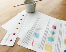 All-In-One Beginner Watercolor Paint Set - Wildflowers