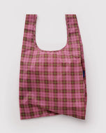 Standard Baggu in Azalea Pink Tartan