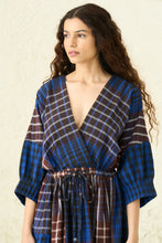 Mosses Dress in Biscotti Chex X Nova Chex