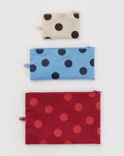Flat Pouch Set in Polka Dot Mix
