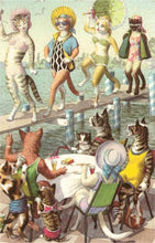 Magnet KC-286 Crazy Cats on Fashion Runway