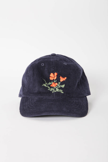 Poppy Cap - Navy Cord