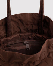 Nylon Drawstring Bag in Coffee
