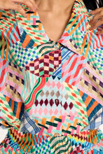 Isla Shirt in Patchwork Print