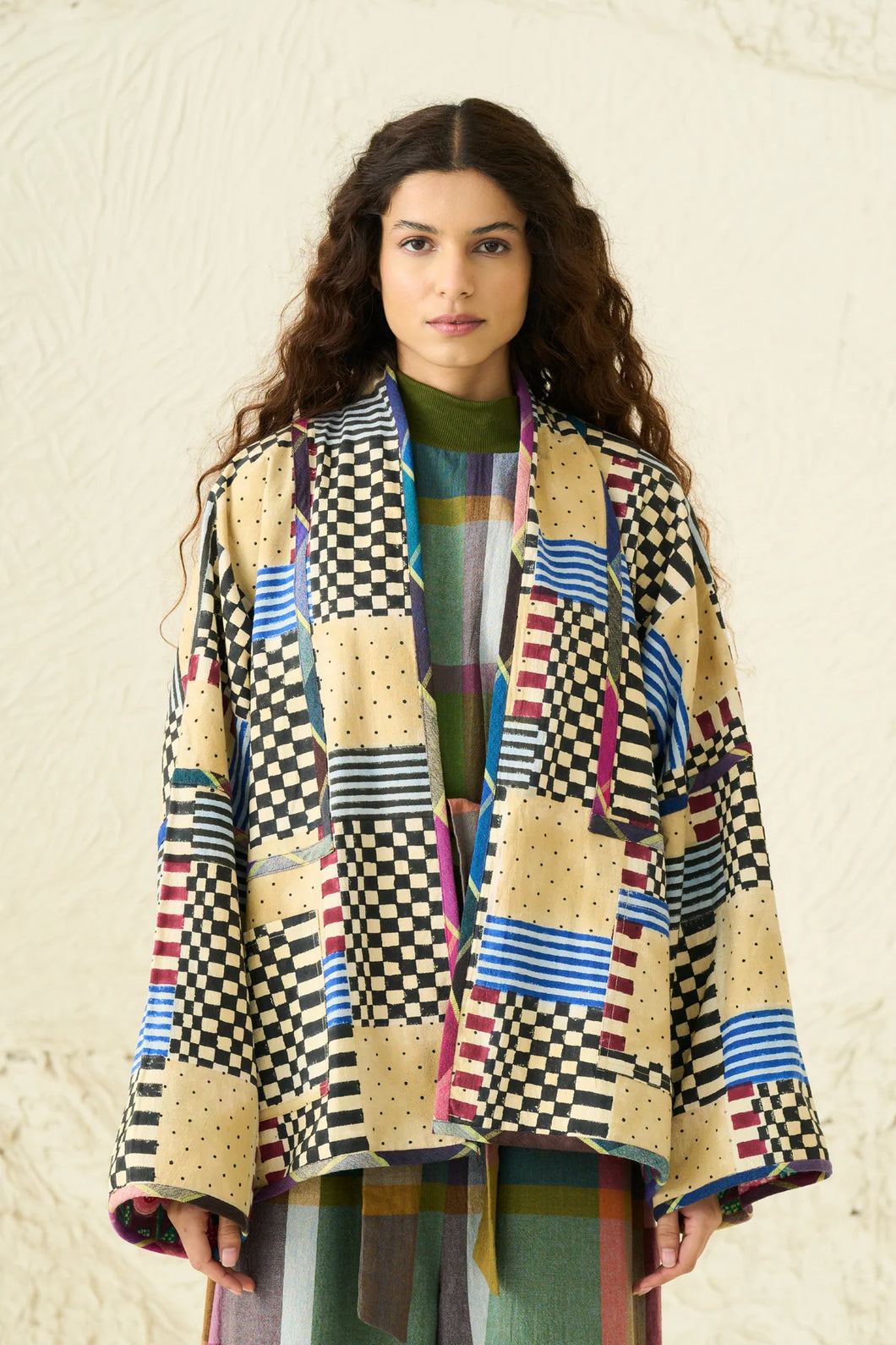 Heritage Jacket in Rosette x Checkmate