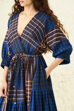 Mosses Dress in Biscotti Chex X Nova Chex