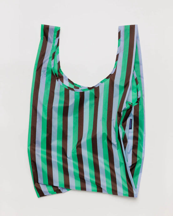 Standard Baggu in Mint 90's Stripe