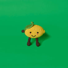 Cotton Crochet Lemon Dog Toy