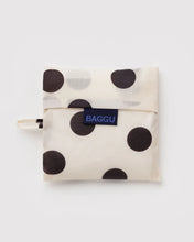 Standard Baggu in Cream and Black Polka Dot