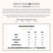 Mushroom Dress in Silver Metallic