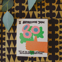 I Appreciate You Postcard Deck