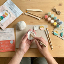 DIY Craft Clay Kit- Make Your Own Wind Chimes- Air Dry Clay