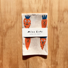 Carrot tea towel