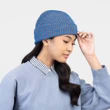 Simple Grid Knit Beanie