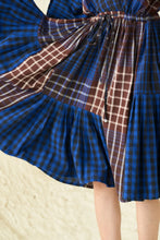 Mosses Dress in Biscotti Chex X Nova Chex
