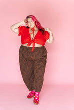 Balloon Pant in Leopard Twill