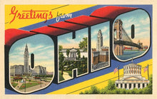 Postcard OH-401 Greetings from Ohio