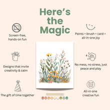 All-In-One Beginner Watercolor Paint Set - Wildflowers