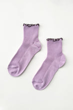 The Petite Ruffled Modal Socks