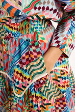 Moss Skirt in Patchwork Print