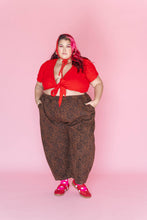 Balloon Pant in Leopard Twill