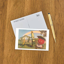 Postcard AM-773 Happy Vegetables Walking
