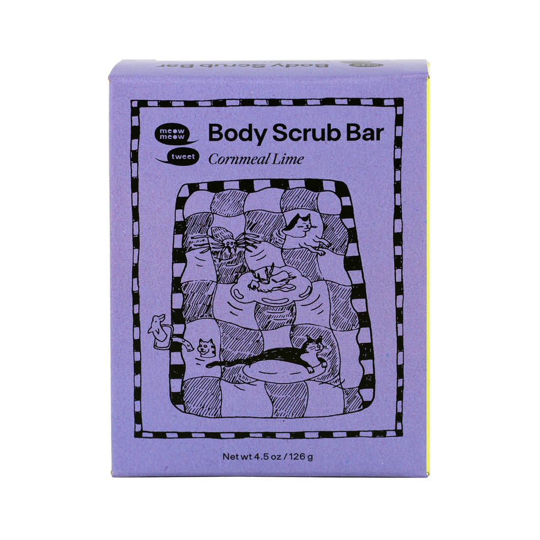 Cornmeal Lime Body Scrub Bar