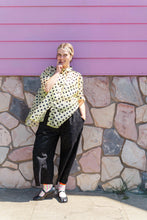 Sheer Daffodil Polka Dot Tulip Top