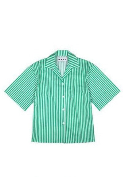 Bowen Shirt in Fern Stripe