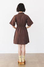 Utility Dress in Chocolate