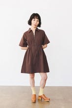 Utility Dress in Chocolate