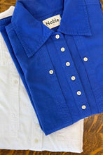 Collared Shirt in Cobalt
