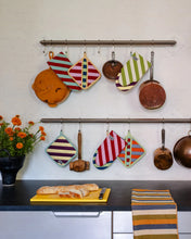 Pumpernickel Striped Oven Mitt