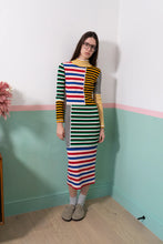 Cecil Dress in Multi Stripe