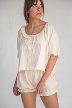 Romeo Sleep Shorts in Cherry Red Eyelet