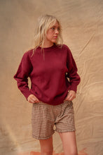 Cotton Gwendolyn Sweater in Cobalt