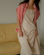 The "I Can't Believe It's Not Vintage" Crewneck in Red Stripe