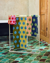 Green Dot Hand Towel